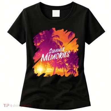 Summer Memories Sunset Beach Women's T-Shirt