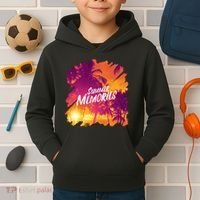 Summer Memories Sunset Beach Kids Hoodie thumb 2