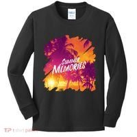 Summer Memories Sunset Beach Kids Long Sleeve Shirt thumb 0