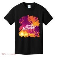 Summer Memories Sunset Beach Kids T-Shirt thumb 0