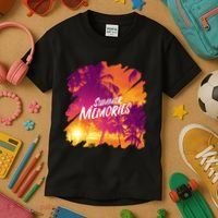 Summer Memories Sunset Beach Kids T-Shirt thumb 3