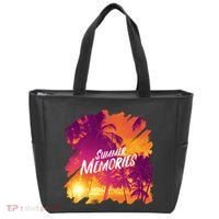 Summer Memories Sunset Beach Tote Bag thumb 0