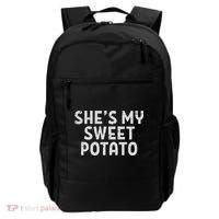 Shes My Sweet Potato Matching Couples Thanksgiving Set Backpack thumb 0