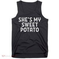 Shes My Sweet Potato Matching Couples Thanksgiving Set Tank Top thumb 0