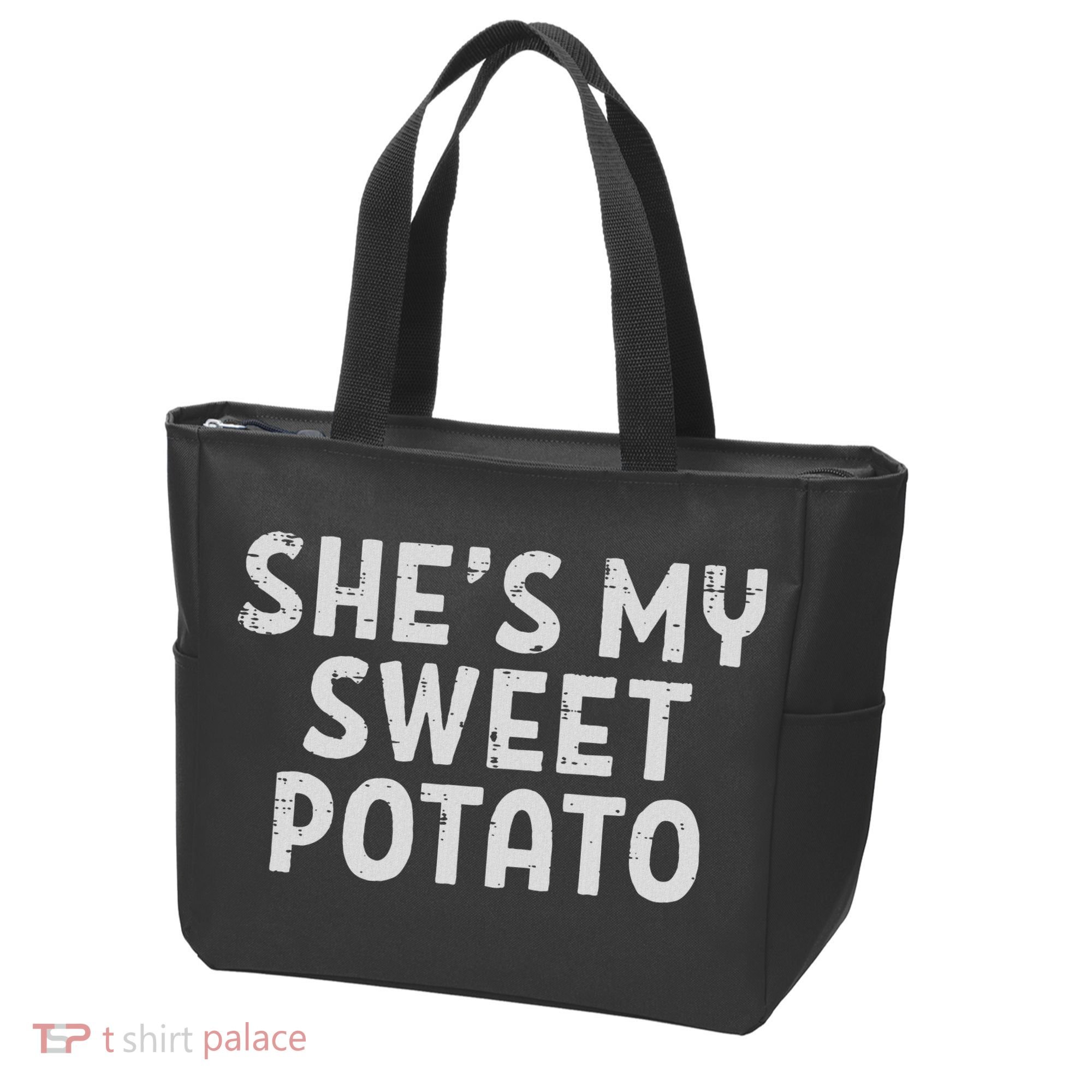 Shes My Sweet Potato Matching Couples Thanksgiving Set Tote Bag