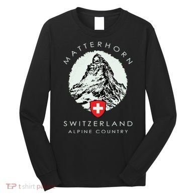 Switzerland Matterhorn Long Sleeve Shirt