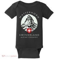 Switzerland Matterhorn Baby Bodysuit thumb 0
