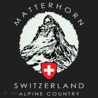 Switzerland Matterhorn Golf Towel thumb 3