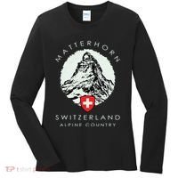 Switzerland Matterhorn Women's Long Sleeve Shirt thumb 0