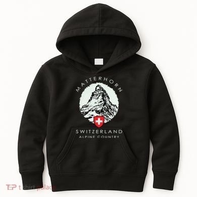 Switzerland Matterhorn Kids Hoodie