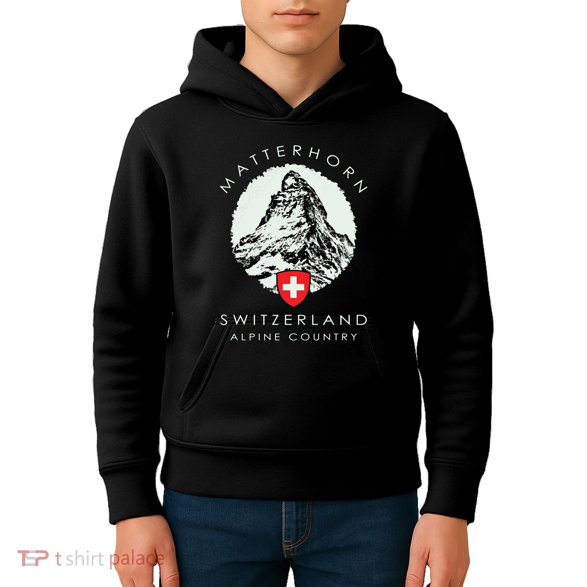 Switzerland Matterhorn Kids Hoodie