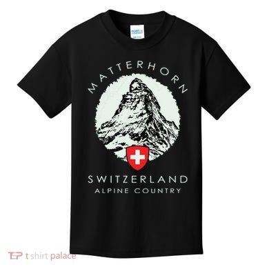 Switzerland Matterhorn Kids T-Shirt