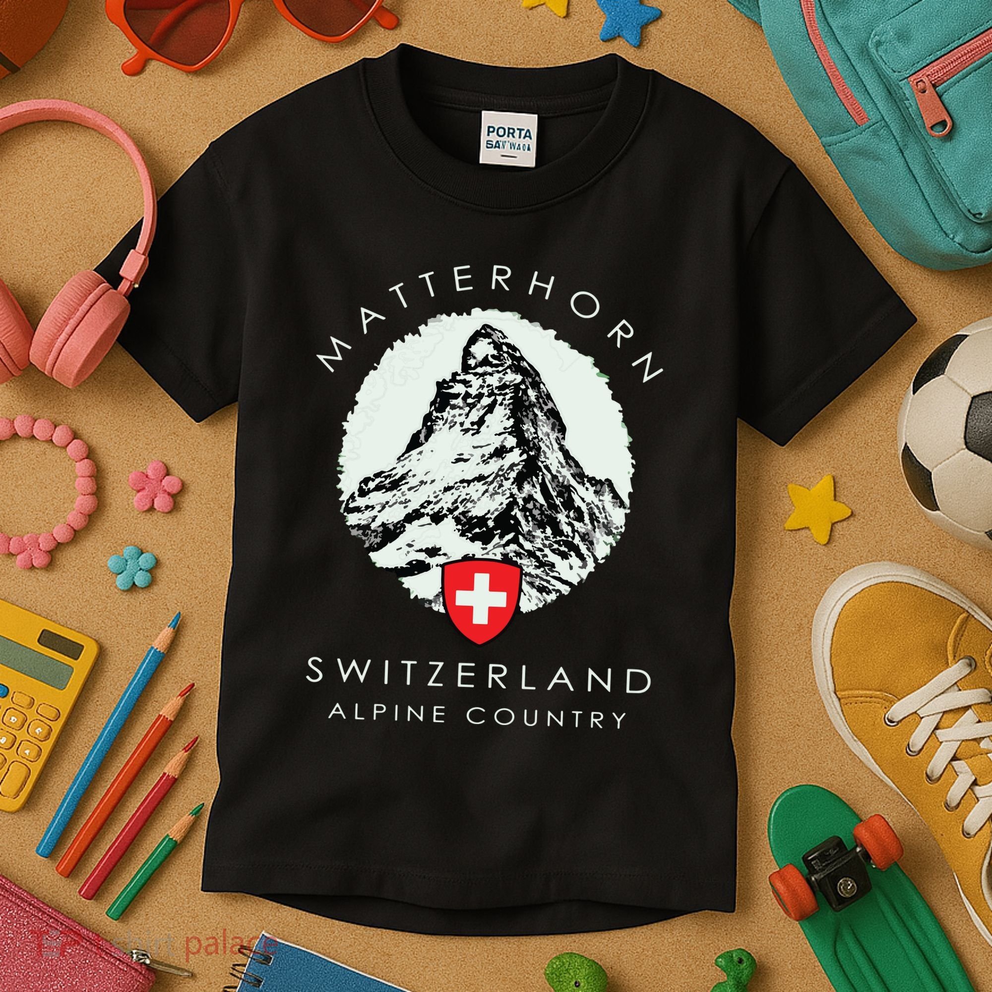 Switzerland Matterhorn Kids T-Shirt
