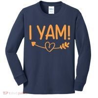 She's My Sweet Potato I YAM Couple Matching Kids Long Sleeve Shirt thumb 0