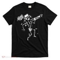 Ska Music Skeleton With Trumpet Jazz Music Style T-Shirt thumb 0