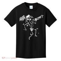 Ska Music Skeleton With Trumpet Jazz Music Style Kids T-Shirt thumb 0