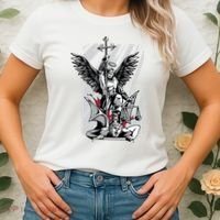 Saint Michael Women's T-Shirt thumb 2