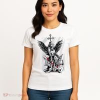 Saint Michael Women's T-Shirt thumb 4