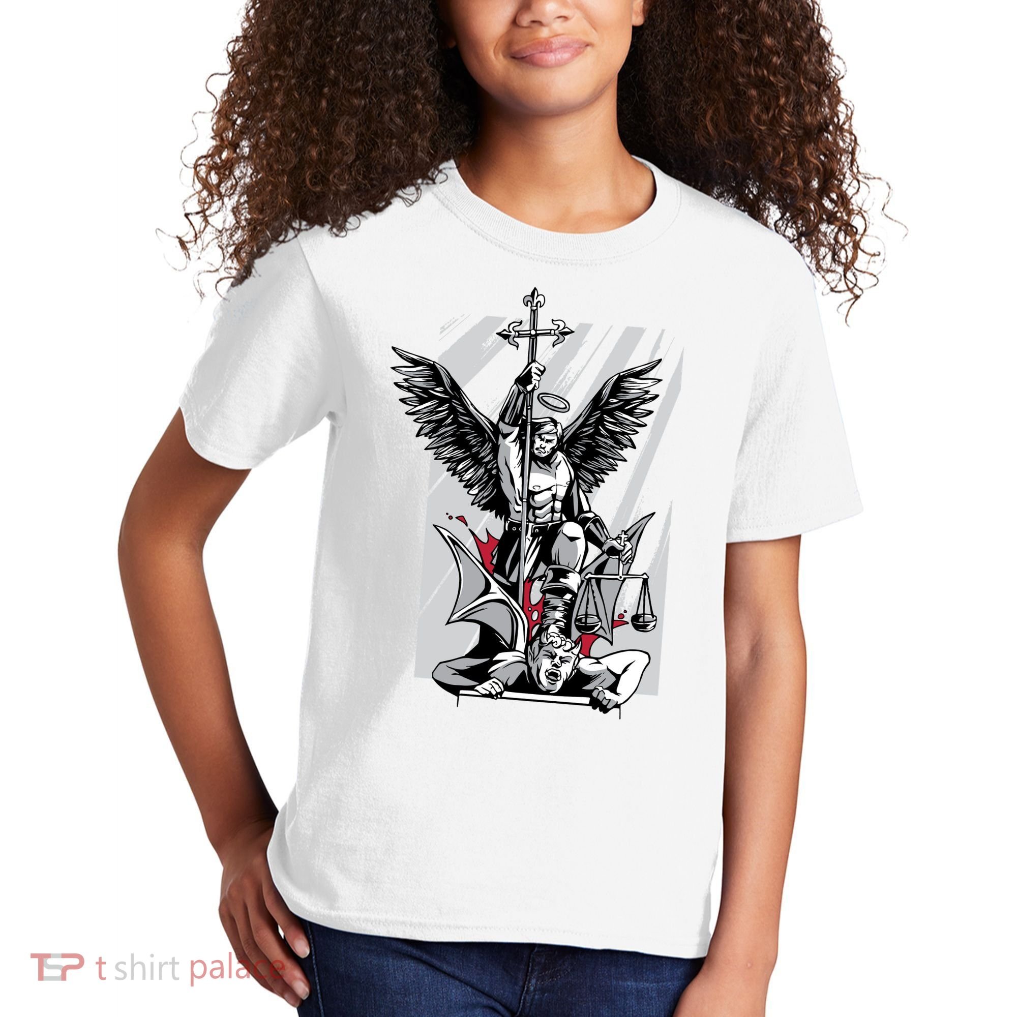 Saint Michael Kids T-Shirt
