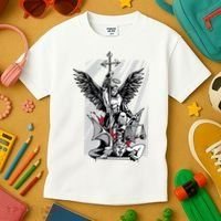 Saint Michael Kids T-Shirt thumb 3