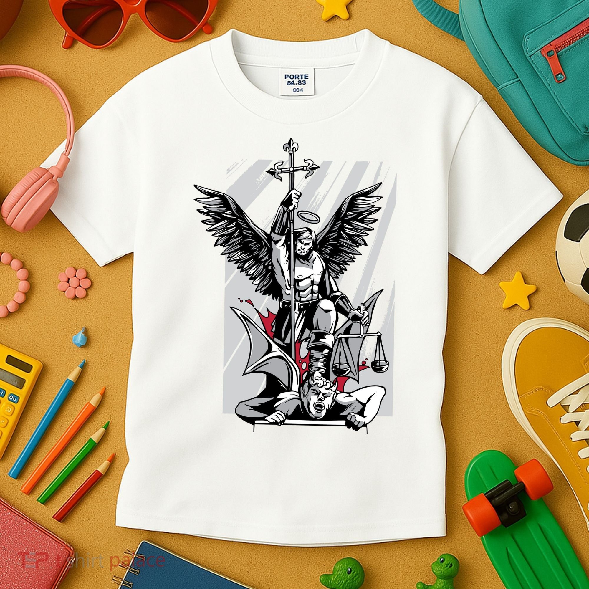 Saint Michael Kids T-Shirt