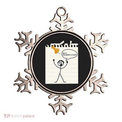 Stick Man Silly Stuff Black Short Sleeve Stick Figure Under A Tack Ornament