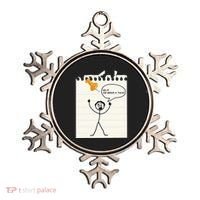 Stick Man Silly Stuff Black Short Sleeve Stick Figure Under A Tack Ornament thumb 0