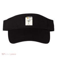 Stick Man Silly Stuff Black Short Sleeve Stick Figure Under A Tack Visor thumb 0