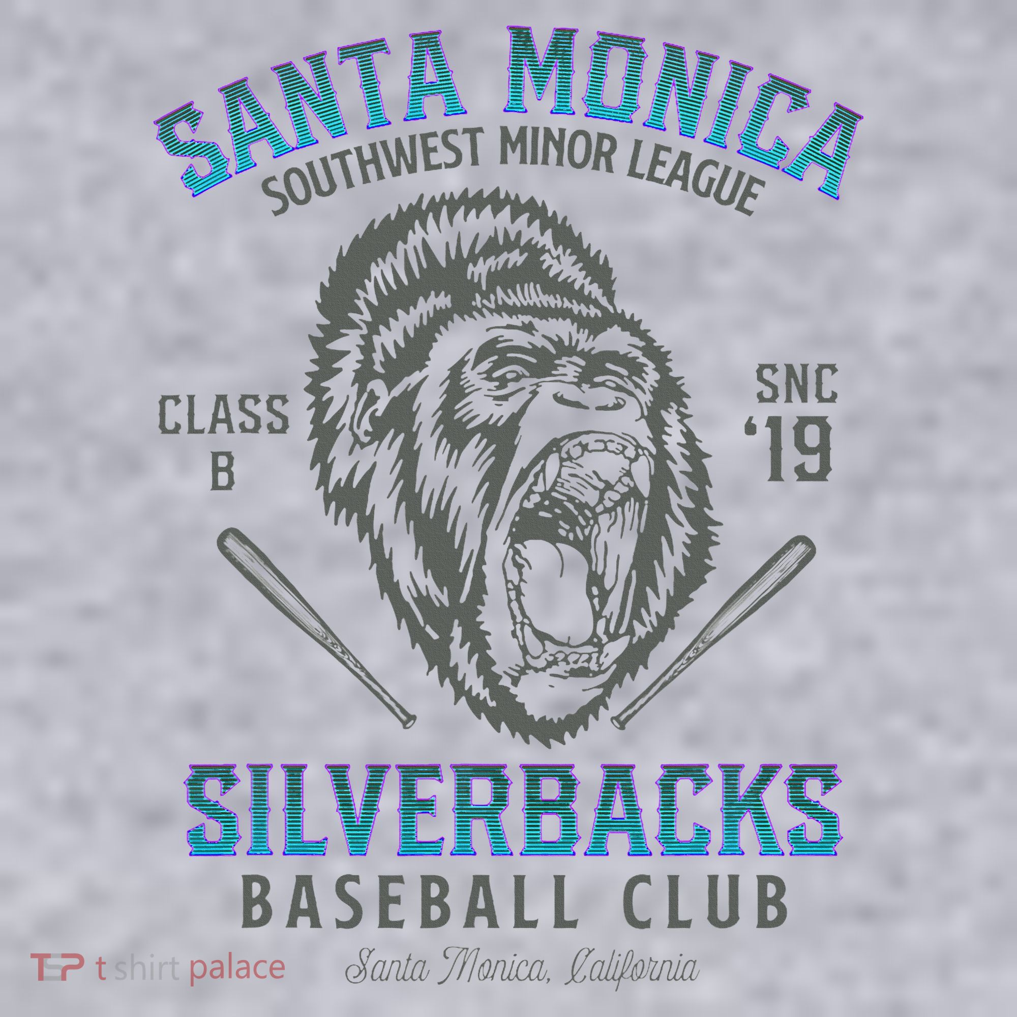 Santa Monica Silverbacks Minor League Retro Baseball Team Women's Sweatshirt