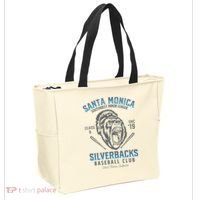 Santa Monica Silverbacks Minor League Retro Baseball Team Tote Bag thumb 2