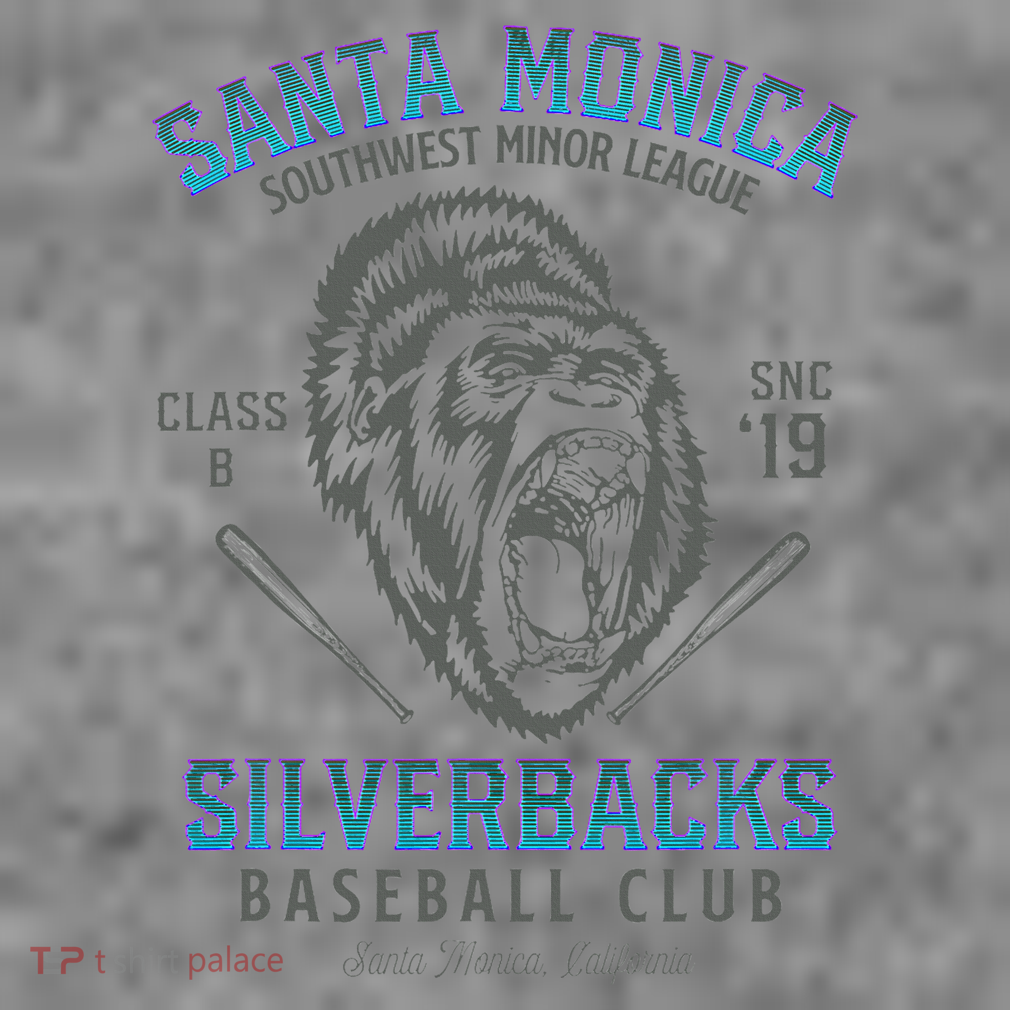 Santa Monica Silverbacks Minor League Retro Baseball Team Toddler Hoodie