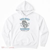 Santa Monica Silverbacks Minor League Retro Baseball Team Hoodie thumb 0