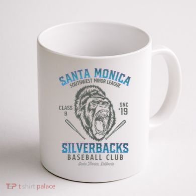 Santa Monica Silverbacks Minor League Retro Baseball Team Coffee Mug back