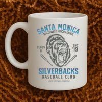 Santa Monica Silverbacks Minor League Retro Baseball Team Coffee Mug thumb 2