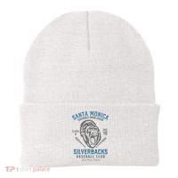 Santa Monica Silverbacks Minor League Retro Baseball Team Beanie thumb 0