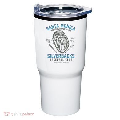 Santa Monica Silverbacks Minor League Retro Baseball Team Tumbler