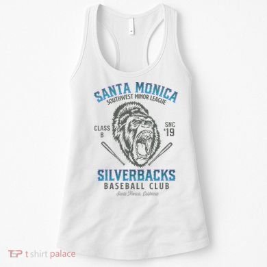 Santa Monica Silverbacks Minor League Retro Baseball Team Women's Tank Top