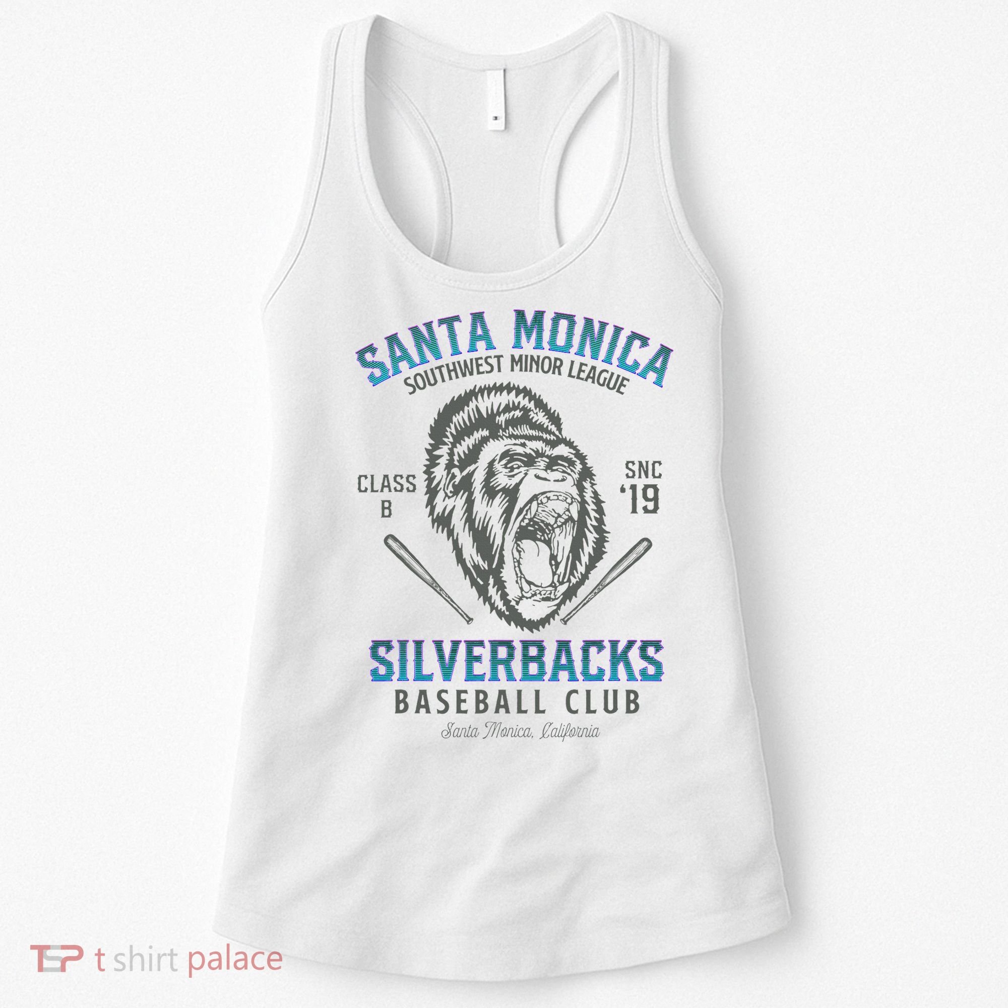 Santa Monica Silverbacks Minor League Retro Baseball Team Women's Tank Top