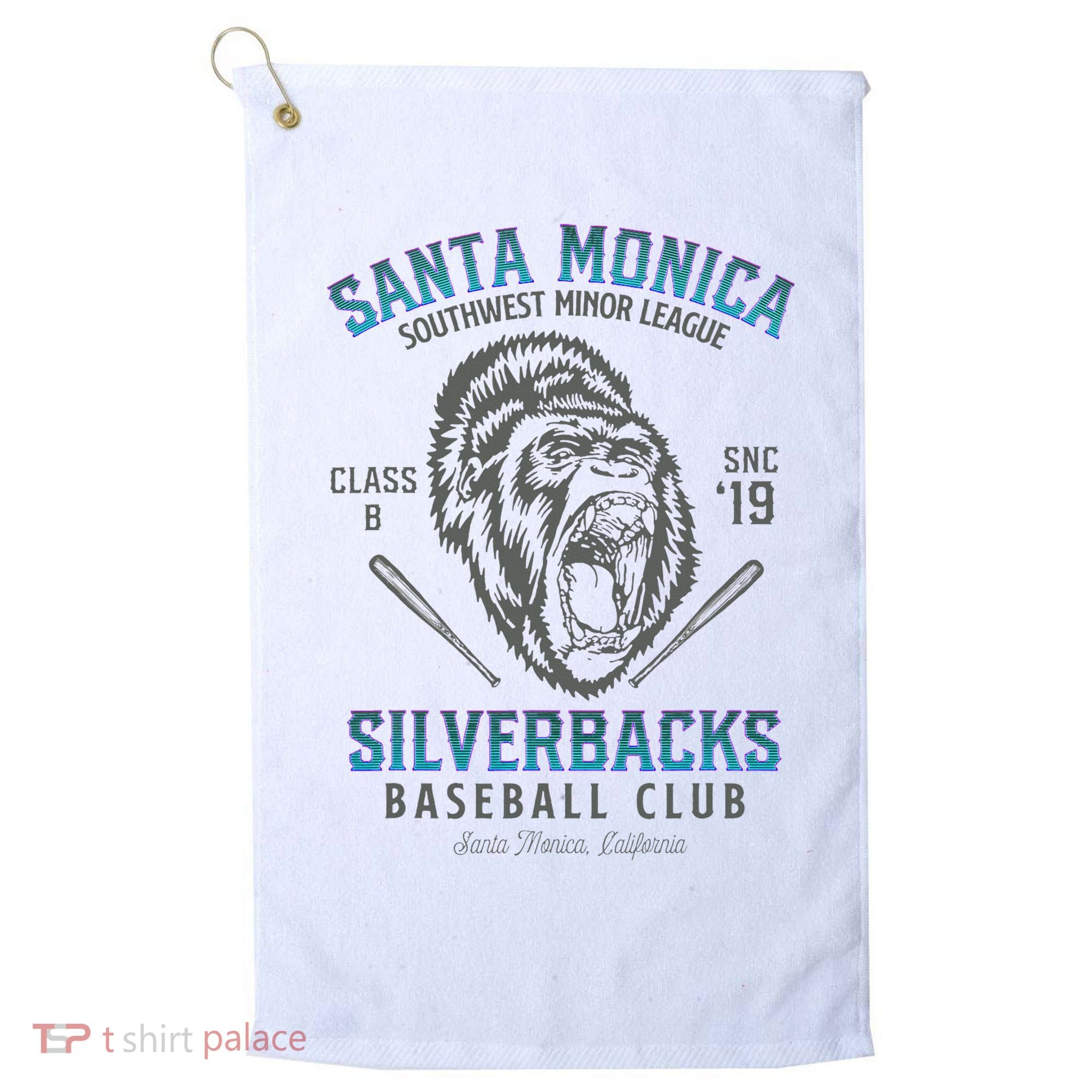 Santa Monica Silverbacks Minor League Retro Baseball Team Golf Towel