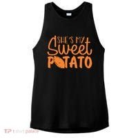 SheS My Sweet Potato I Yam Set Couples Ladies PosiCharge Tri-Blend Wicking Tank thumb 0