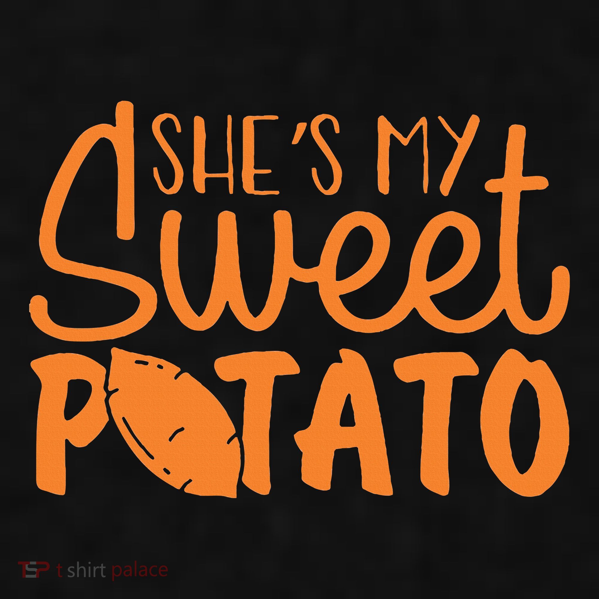 SheS My Sweet Potato I Yam Set Couples Ladies PosiCharge Tri-Blend Wicking Tank