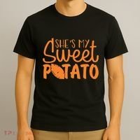 SheS My Sweet Potato I Yam Set Couples T-Shirt thumb 3