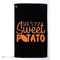 SheS My Sweet Potato I Yam Set Couples Golf Towel thumb 0