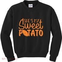 SheS My Sweet Potato I Yam Set Couples Kids Sweatshirt thumb 0