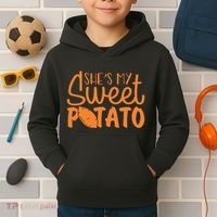 SheS My Sweet Potato I Yam Set Couples Kids Hoodie thumb 2