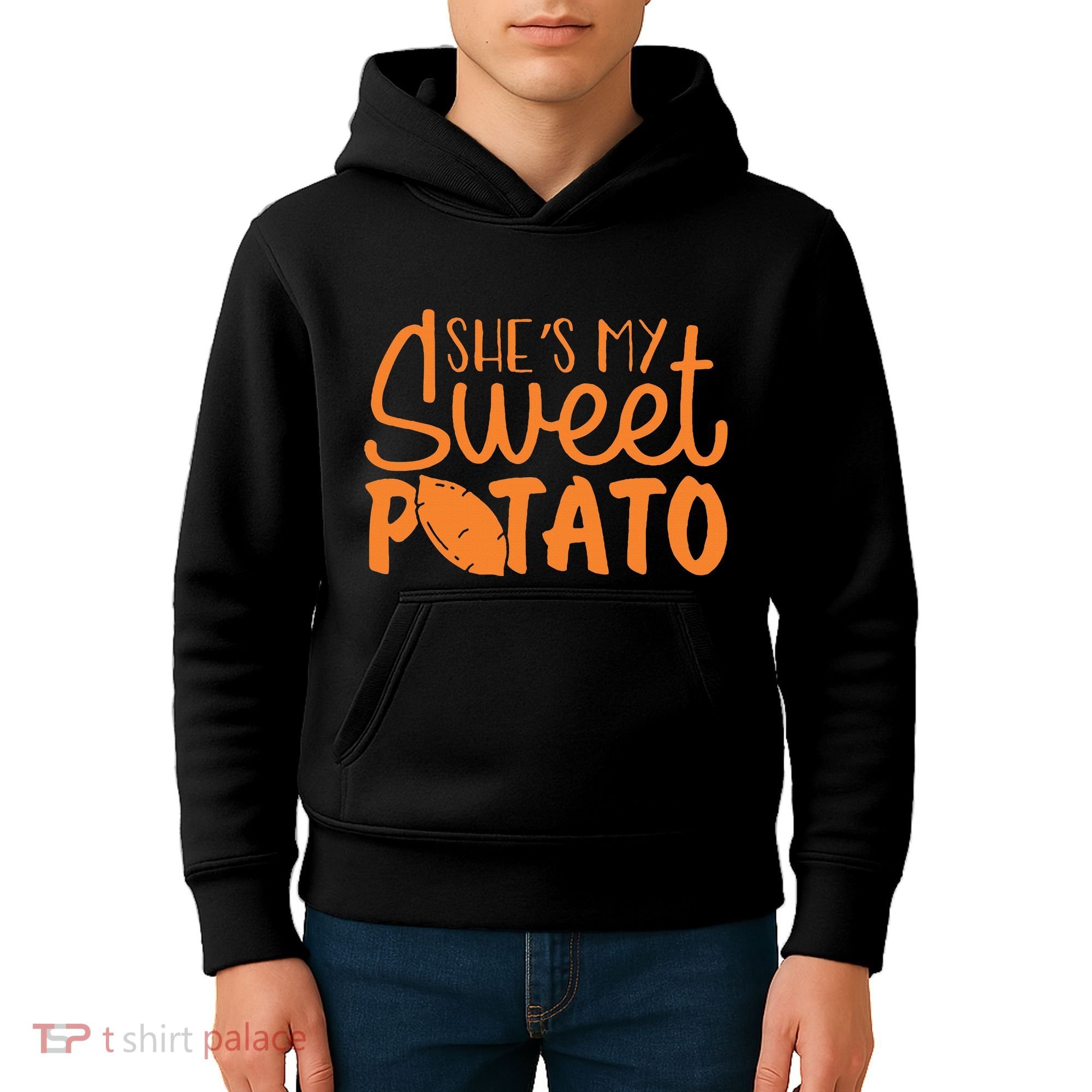 SheS My Sweet Potato I Yam Set Couples Kids Hoodie