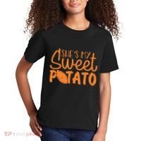 SheS My Sweet Potato I Yam Set Couples Kids T-Shirt thumb 2