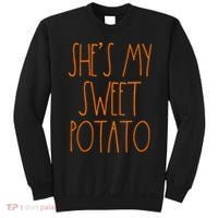 Shes My Sweet Potato I Yam Set Thanksgiving Couple Sweatshirt thumb 0
