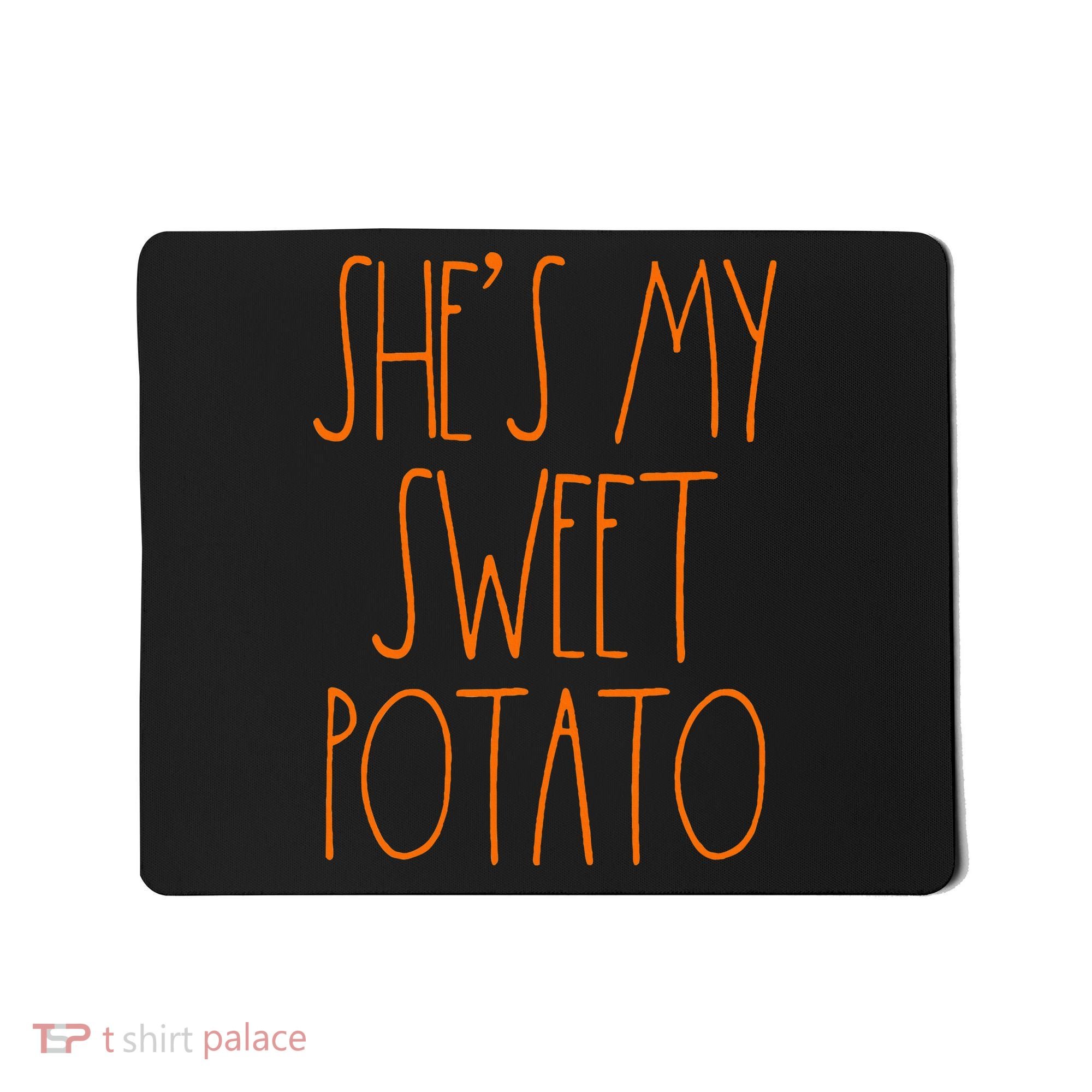 Shes My Sweet Potato I Yam Set Thanksgiving Couple Mousepad