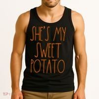 Shes My Sweet Potato I Yam Set Thanksgiving Couple Tank Top thumb 3